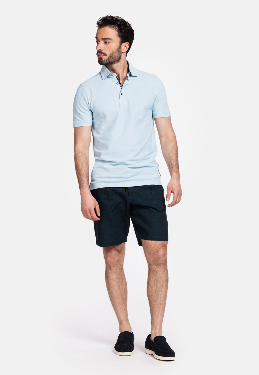 Giordano Cortona Polo - Lichtblauw - 516598-61