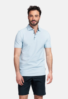 Giordano Cortona Polo - Lichtblauw - 516598-61