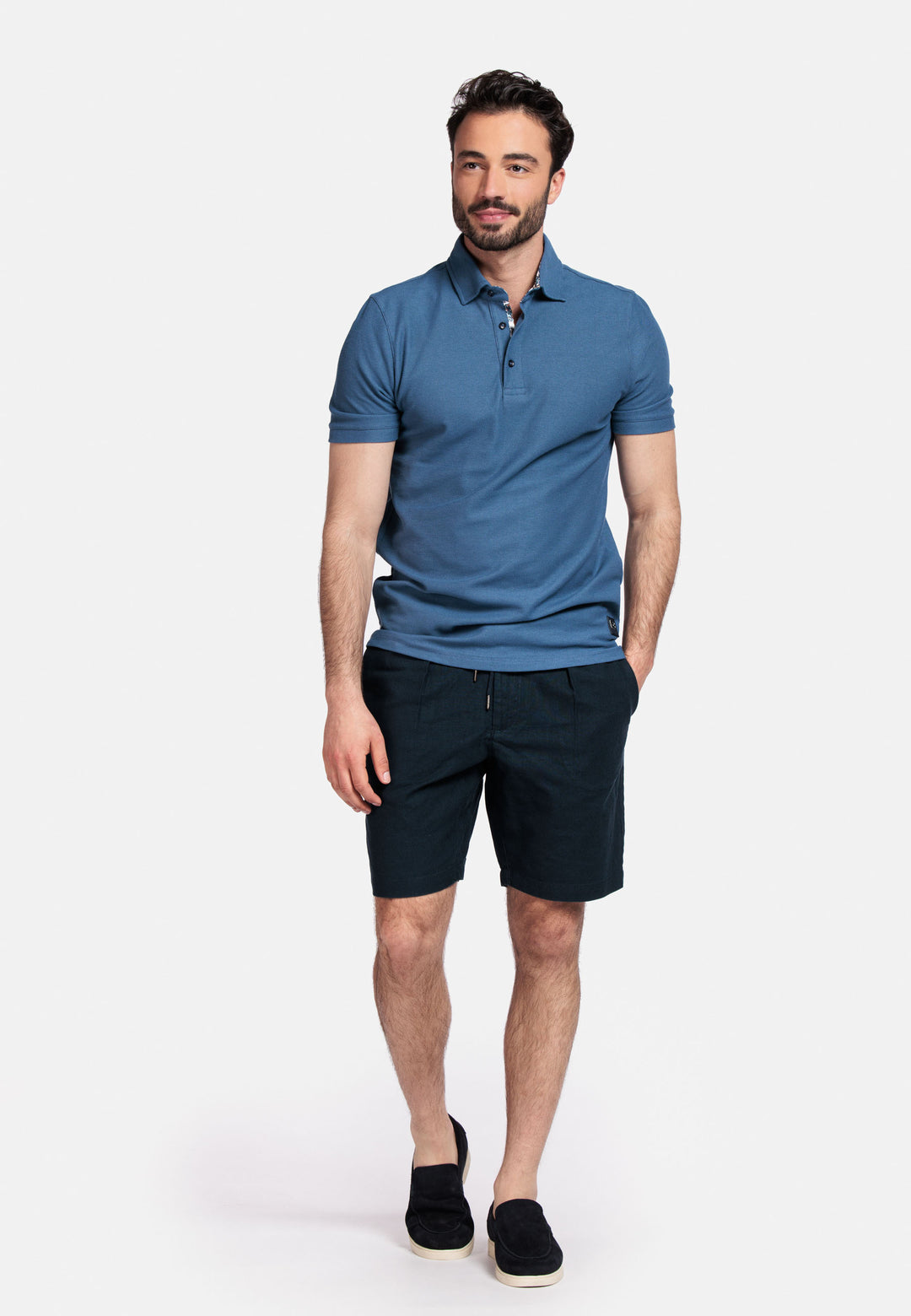 Giordano Cortona Polo - Blauw - 516598-63