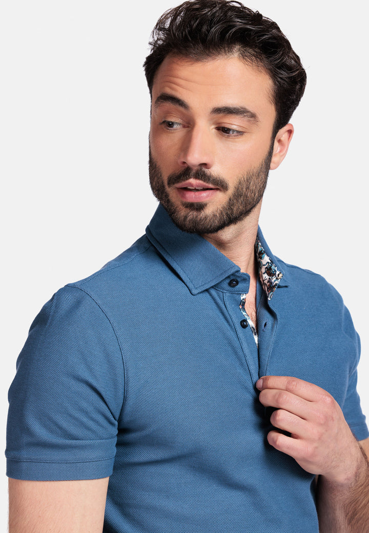 Giordano Cortona Polo - Blauw - 516598-63