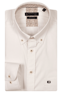 Giordano Ivy Button Down Twill Overhemd - Off-white - 517008-10