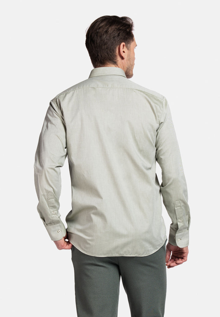 Giordano Ivy Button Down Twill Overhemd - Groen - 517008-70