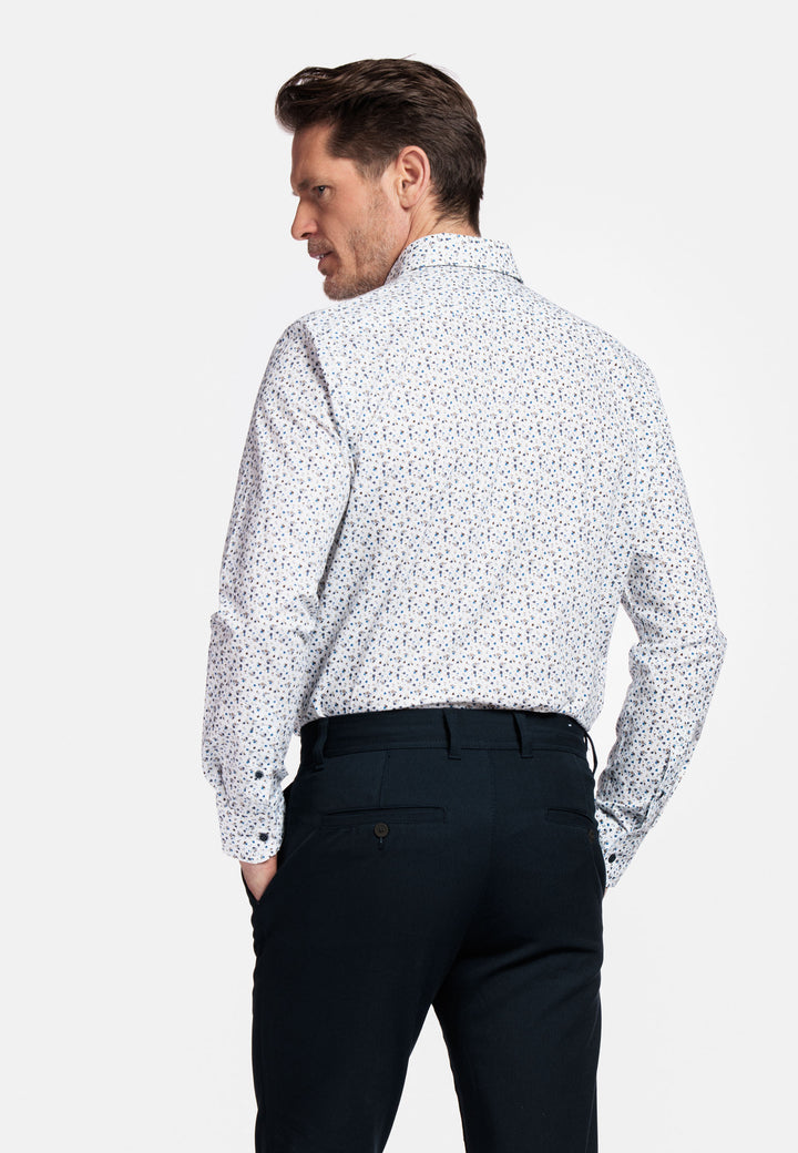 Giordano Ivy Print Overhemd - Navy - 517030-60