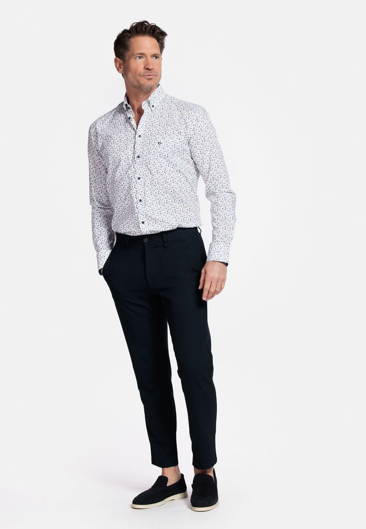 Giordano Ivy Print Overhemd - Navy - 517030-60