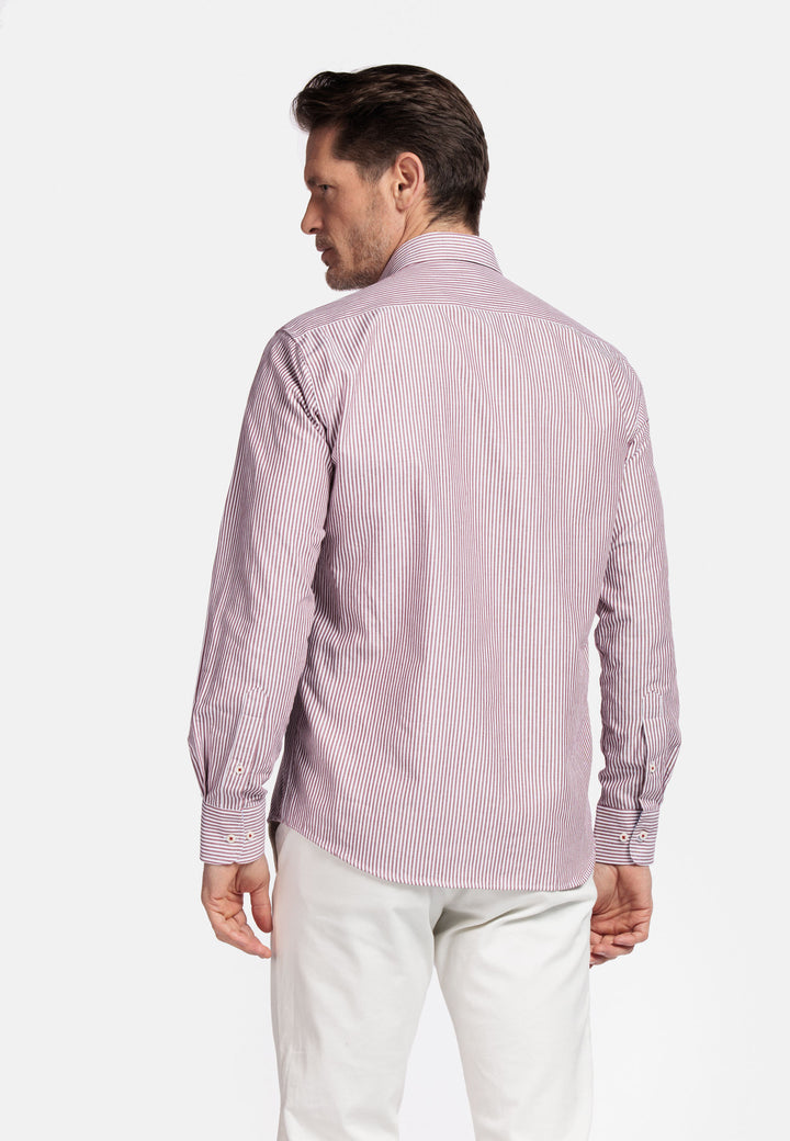 Giordano Ivy Oxford Gingham Overhemd - Rood - 517131-30