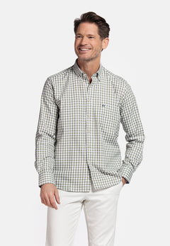 Giordano Ivy Button Down Oxford Overhemd - Groen - 517330-71