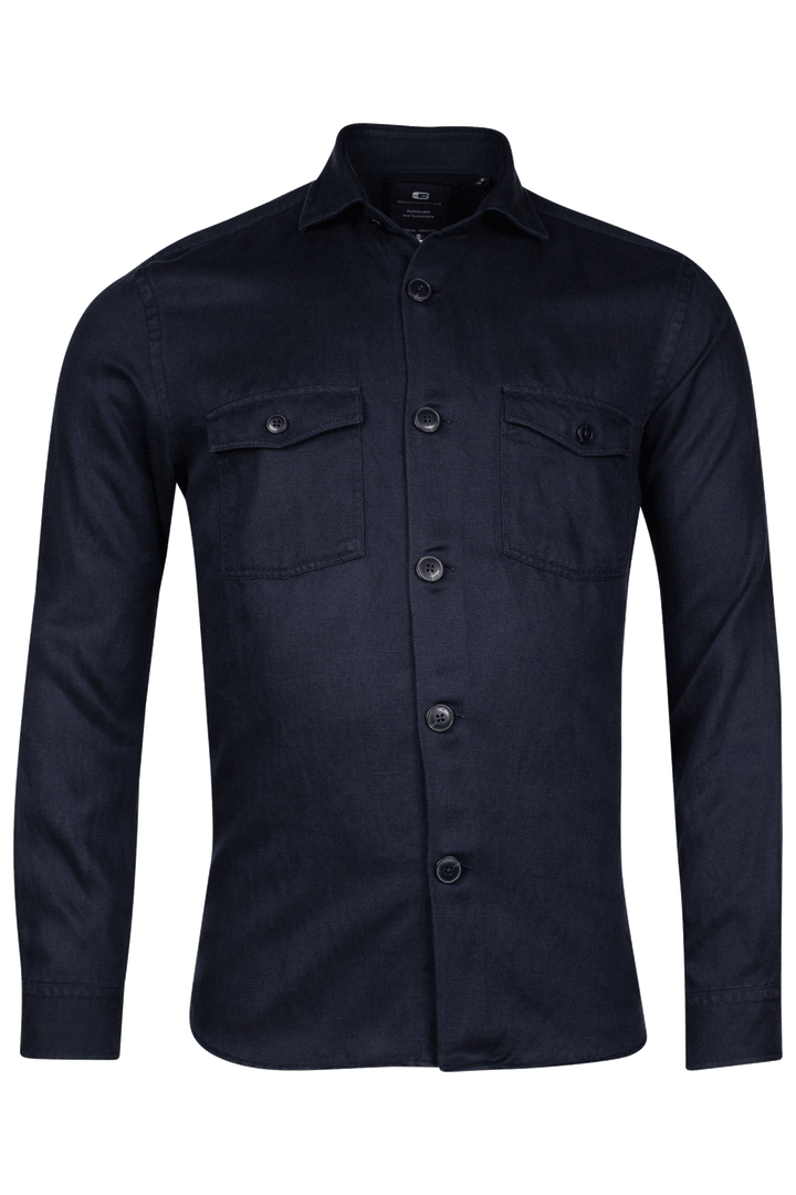 Giordano Salerno Soft Washed Overshirt - Navy