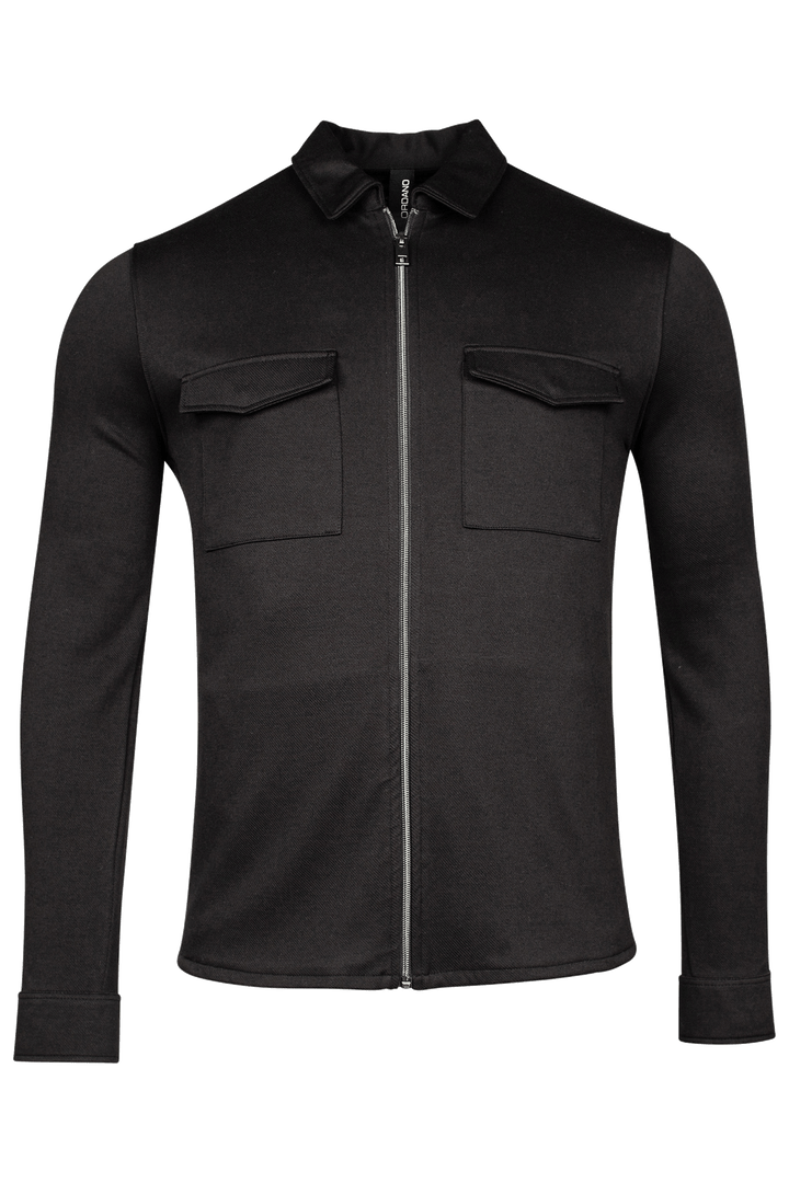 Giordano Carissio Knitted Overshirt - Navy