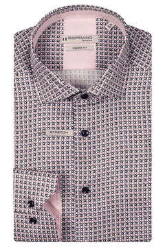 Giordano Maggiore Cutaway Grafische Print Overhemd - Rood - 517820-30