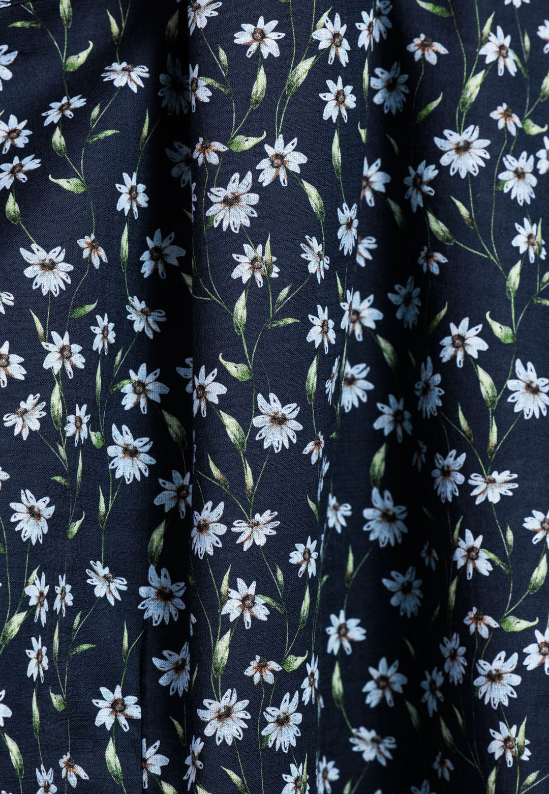Giordano Maggiore Semi Cutaway Bloemenprint Overhemd - Navy