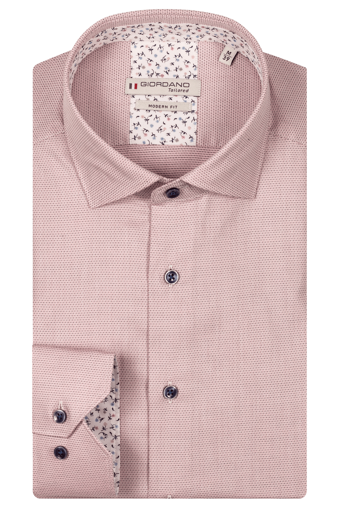 Giordano Maggiore Semi Cutaway Overhemd - Roze - 517853-51