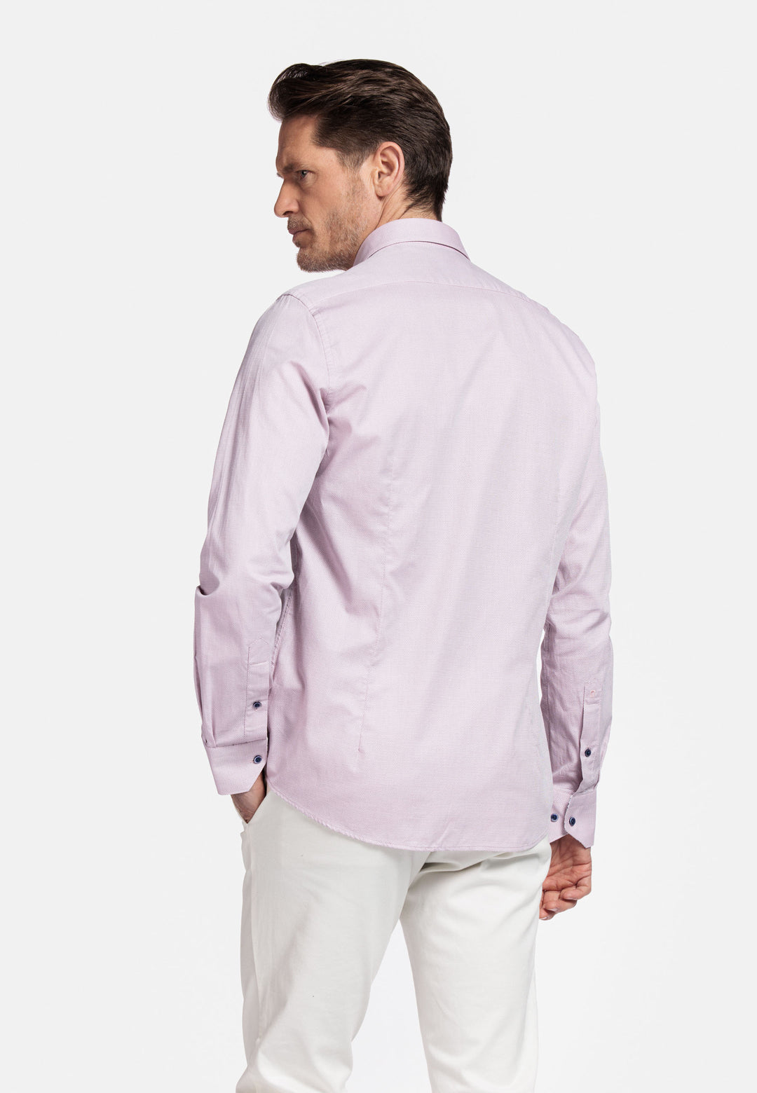 Giordano Maggiore Semi Cutaway Overhemd - Roze - 517853-51