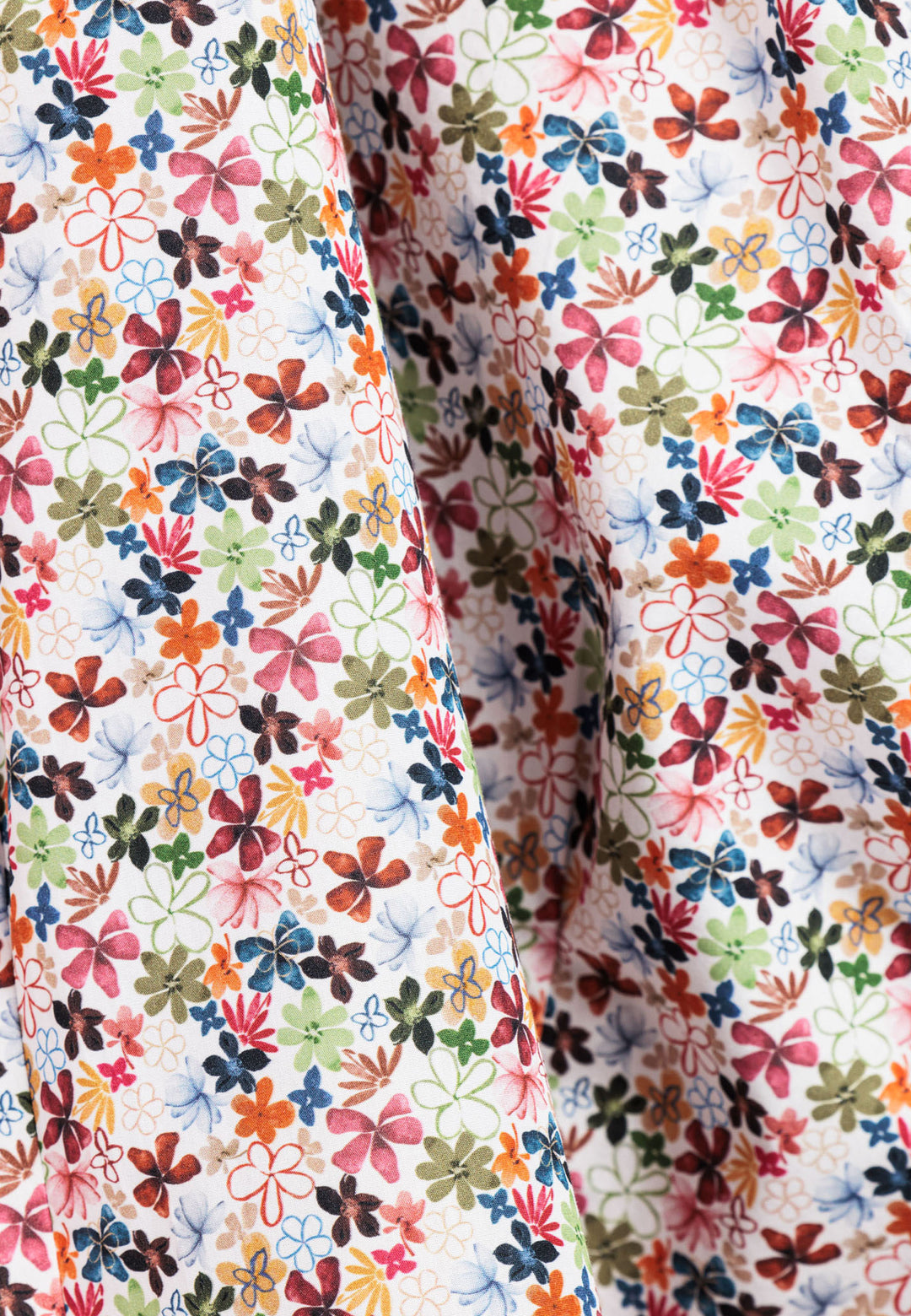 Giordano Maggiore Semi Cutaway Bloemenprint Overhemd - Rood - 517856-30