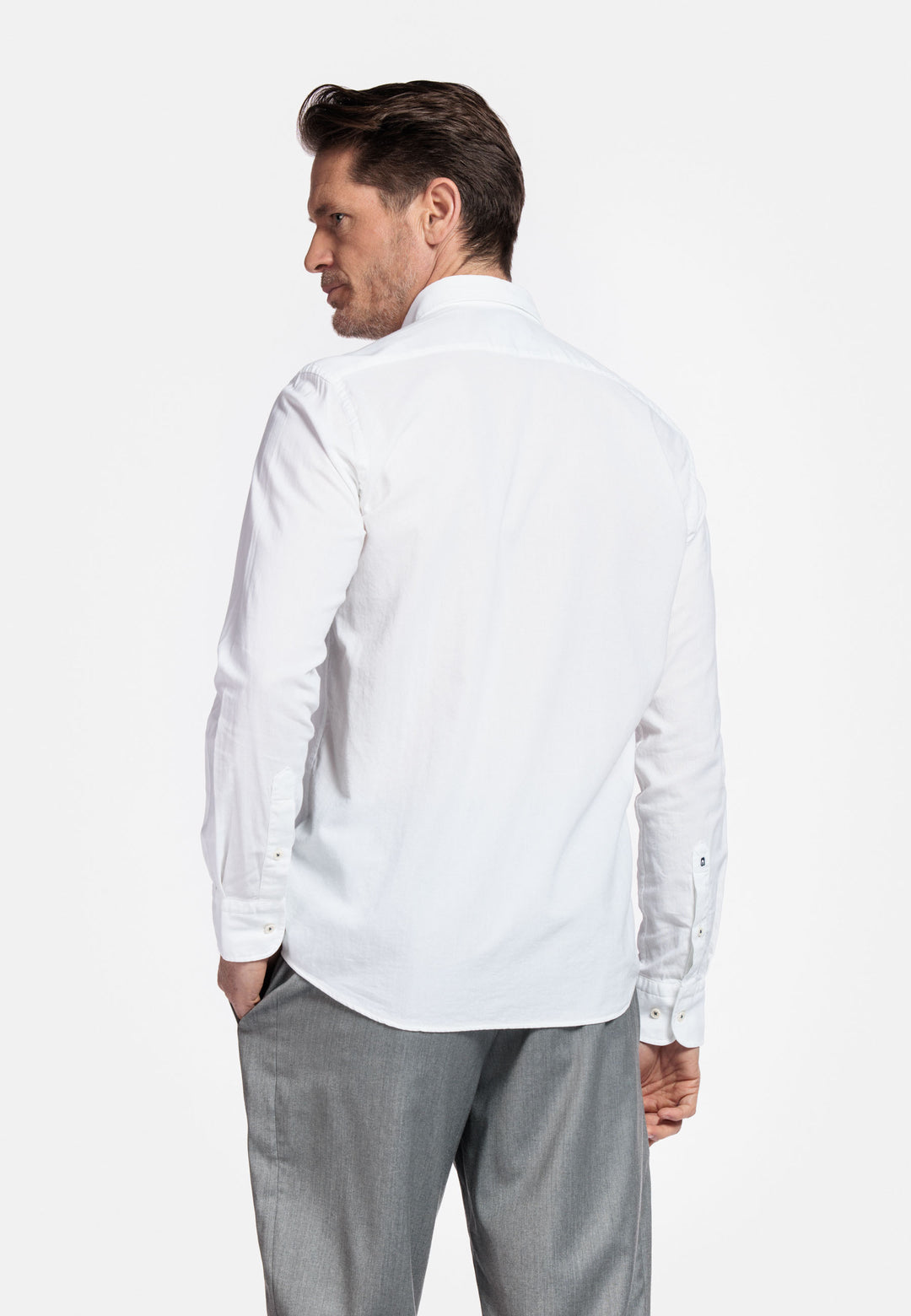 Giordano Maggiore Semi Cutaway Overhemd - Wit - 517880-10