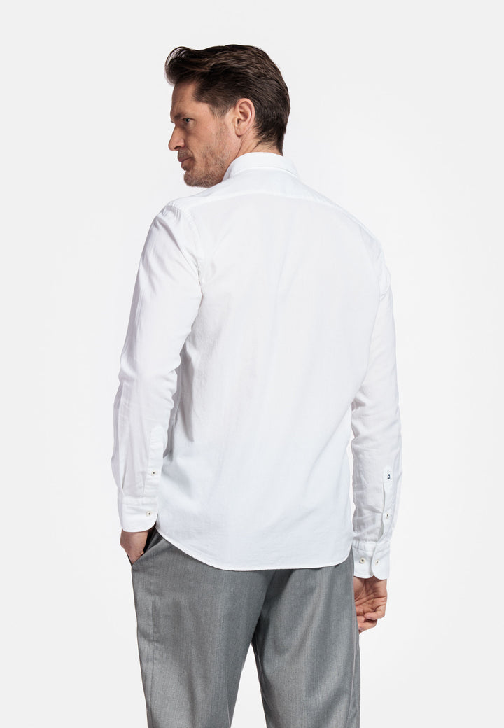 Giordano Maggiore Semi Cutaway Overhemd - Wit - 517880-10
