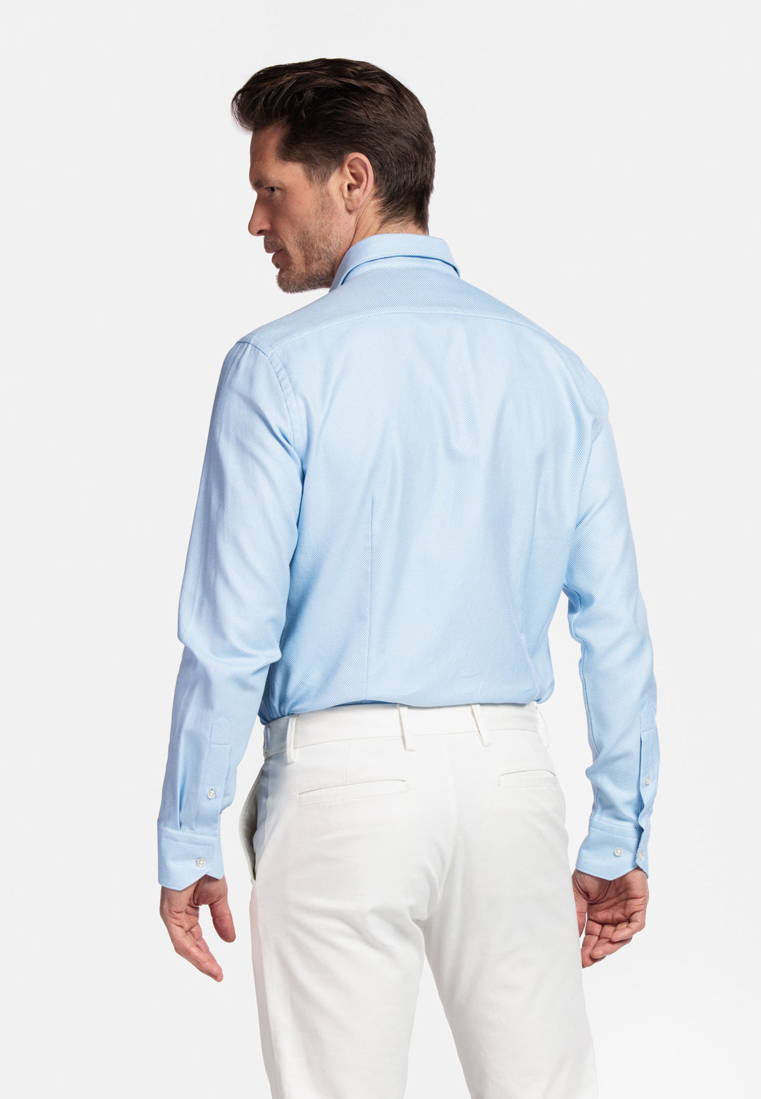 Giordano Maggiore Semi Cutaway Overhemd - Lichtblauw - 517880-61