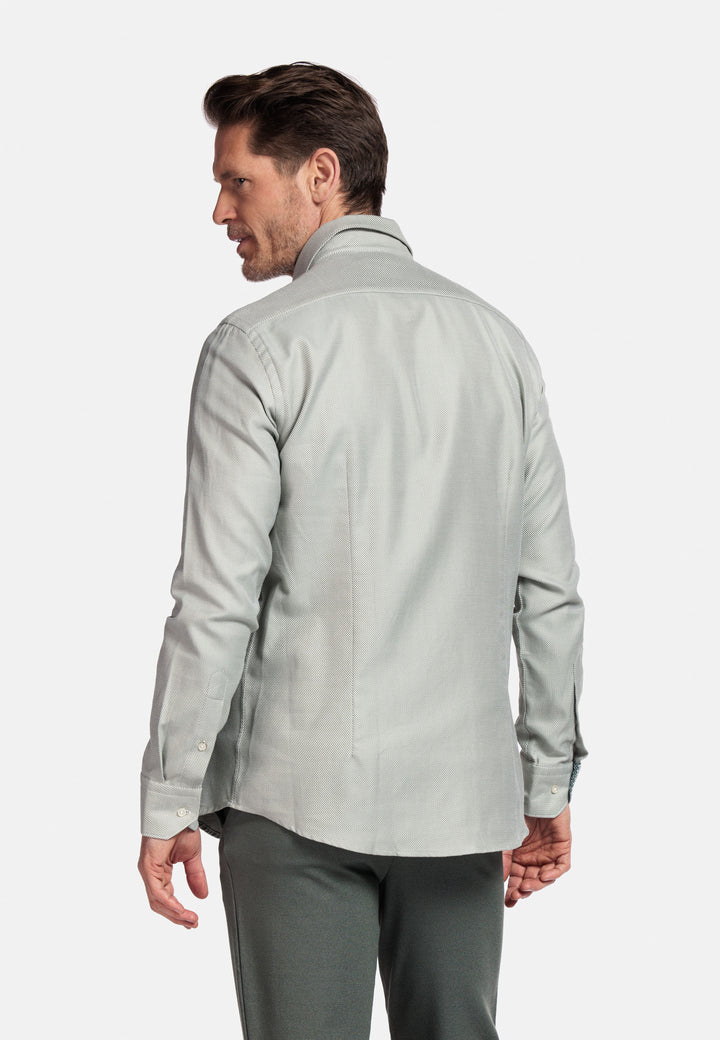 Giordano Maggiore Semi Cutaway Overhemd - Groen - 517880-71