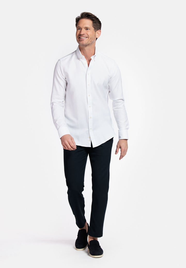 Giordano Loretto Button Down Overhemd - Wit - 517881-10