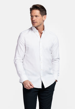 Giordano Loretto Button Down Overhemd - Wit - 517881-10