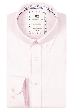 Giordano Loretto Button Down Overhemd - Roze - 517881-51