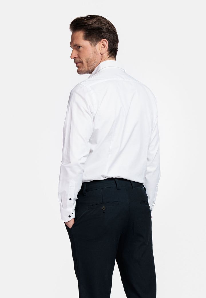 Giordano Maggiore Semi Cutaway Overhemd - Wit - 517890-10
