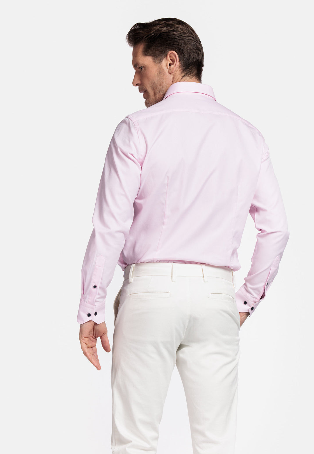 Giordano Maggiore Semi Cutaway Overhemd - Roze - 517890-50