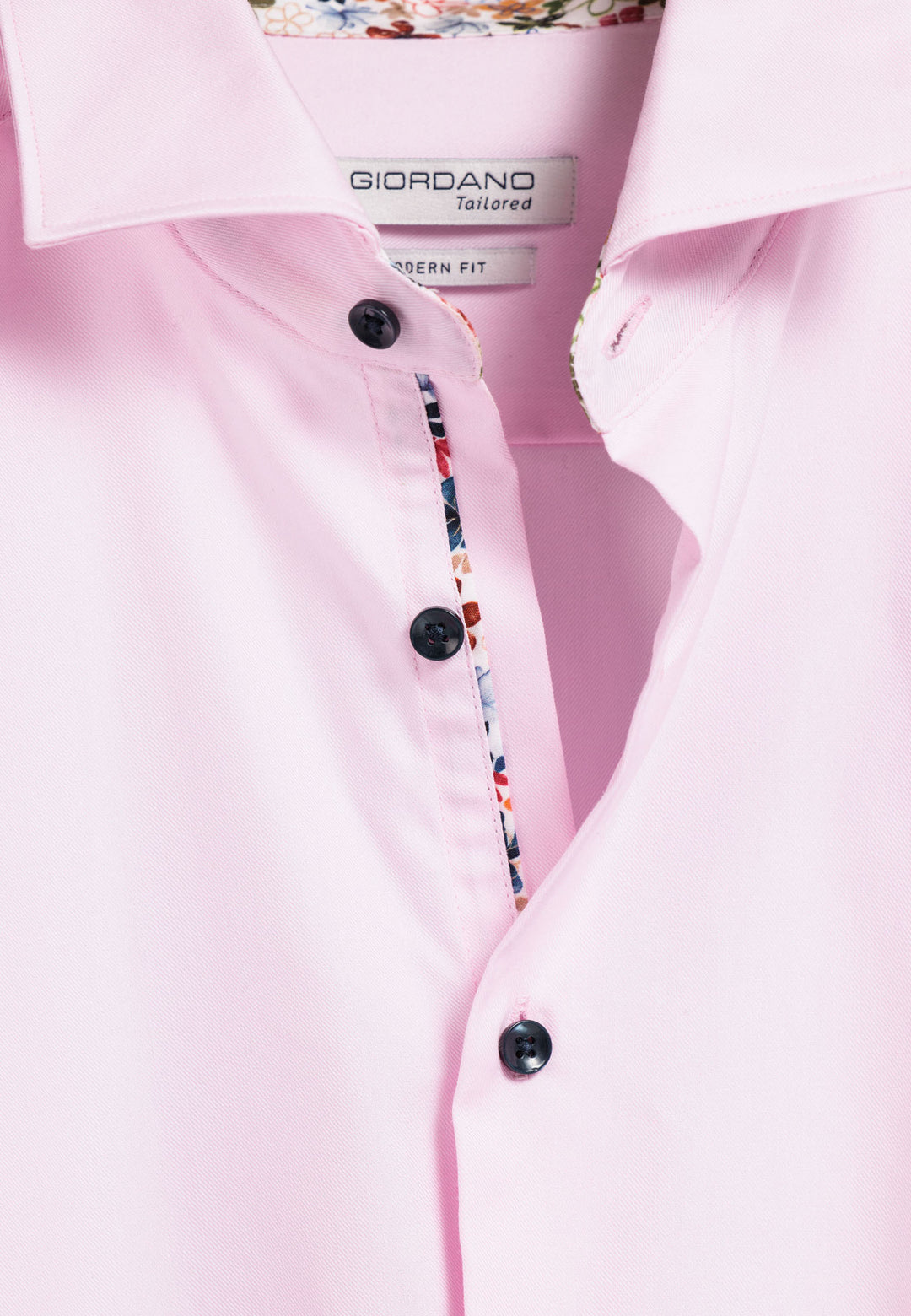 Giordano Maggiore Semi Cutaway Overhemd - Roze - 517890-50