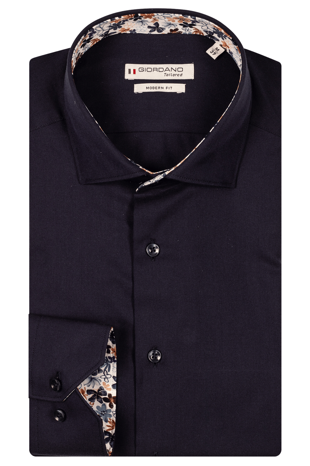 Giordano Maggiore Semi Cutaway Overhemd - Navy - 517890-60