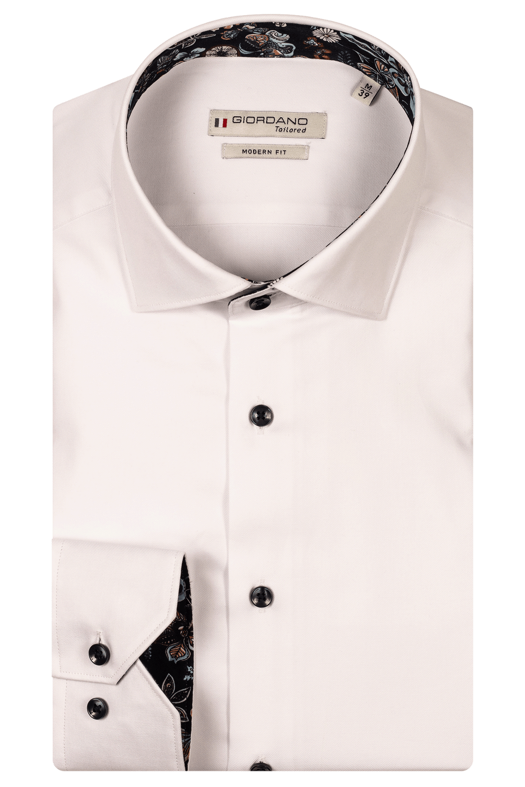 Giordano Maggiore Semi Cutaway Overhemd - Wit - 517891-10