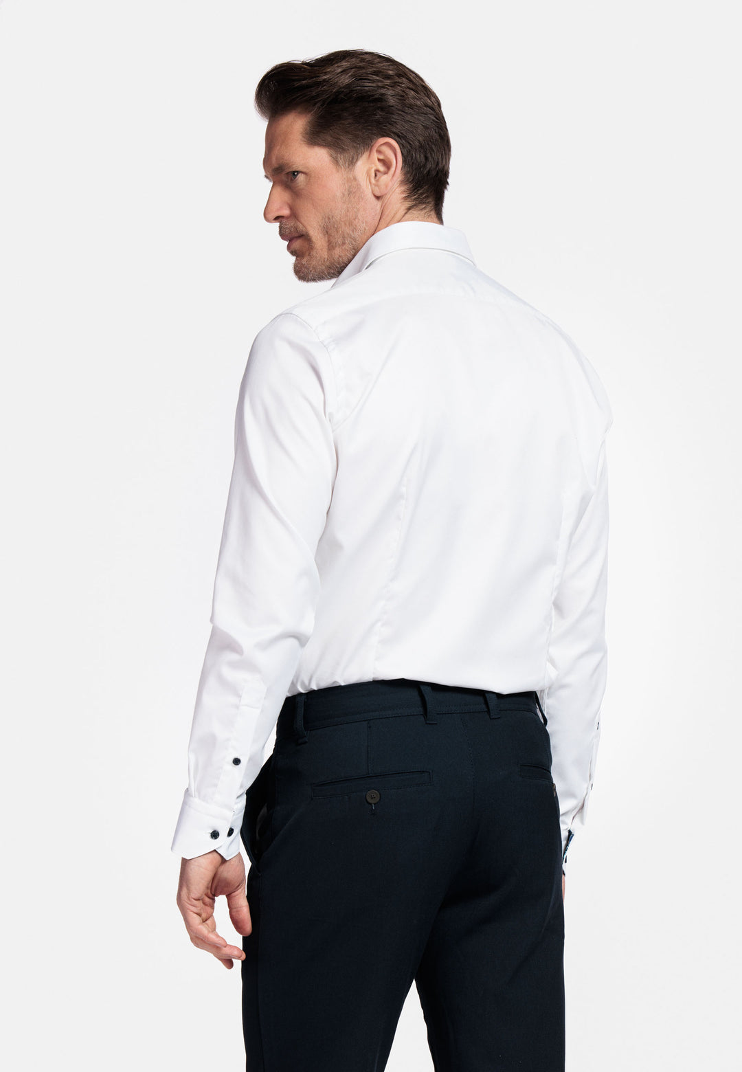 Giordano Maggiore Semi Cutaway Overhemd - Wit - 517891-10