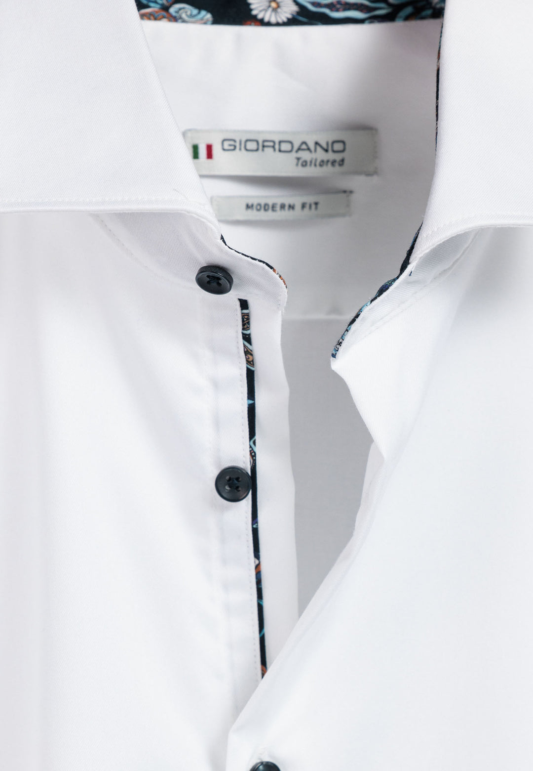 Giordano Maggiore Semi Cutaway Overhemd - Wit - 517891-10