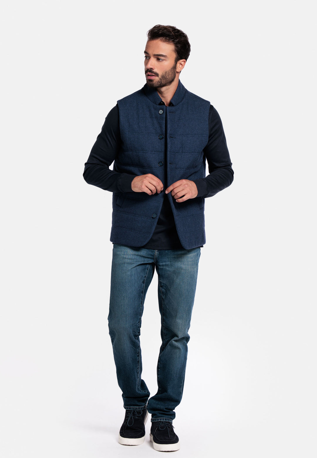 Giordano Owen Regular fit Bodywarmer - Donkerblauw