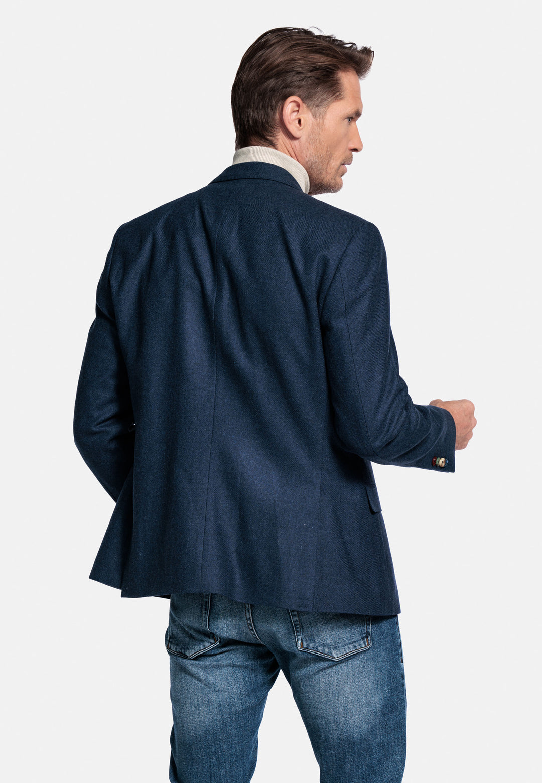 Giordano Robert Luxury Wool Colbert - Donkerblauw