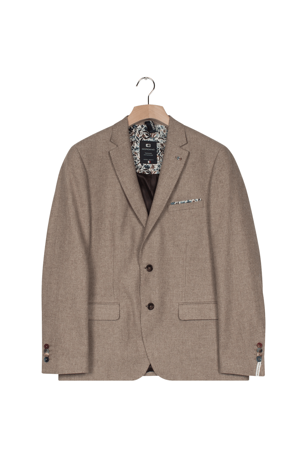 Giordano Robert Luxury Wool Colbert - Beige