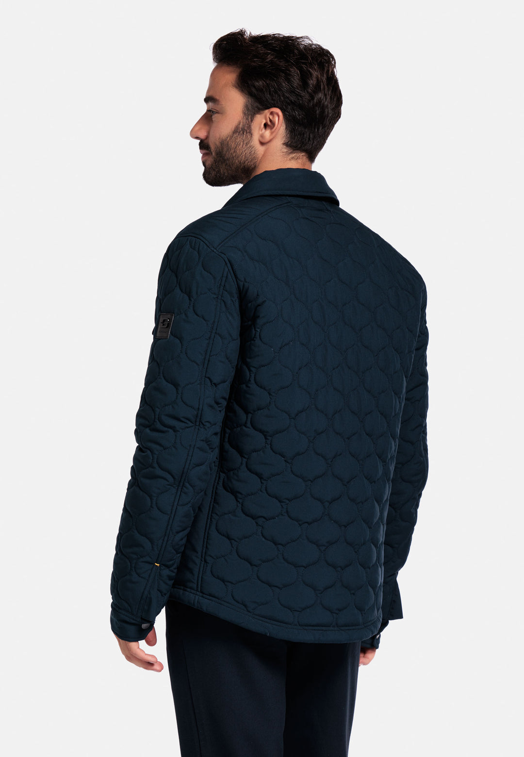 Giordano Alfio Licht Gewatteerde Korte Jas - Blauw