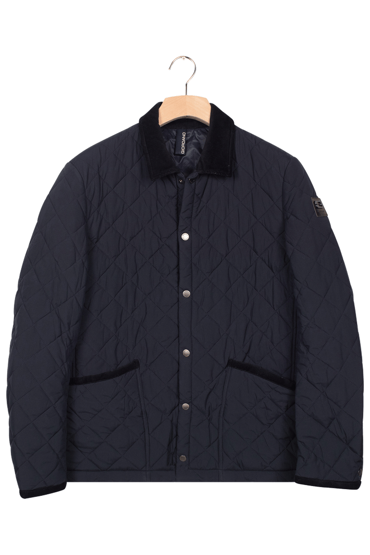 Giordano Palermo Licht Gewatteerde Korte Jas - Blauw