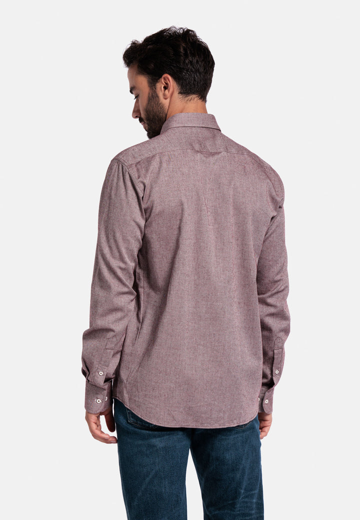Giordano Brando Flanel Overhemd - Rood - 527005-30