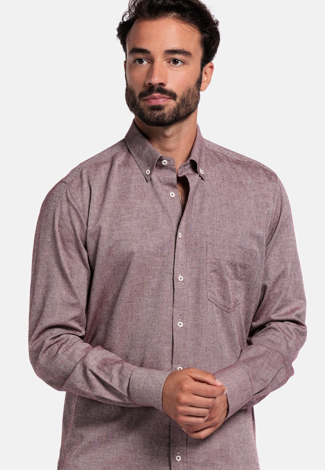 Giordano Brando Flanel Overhemd - Rood - 527005-30