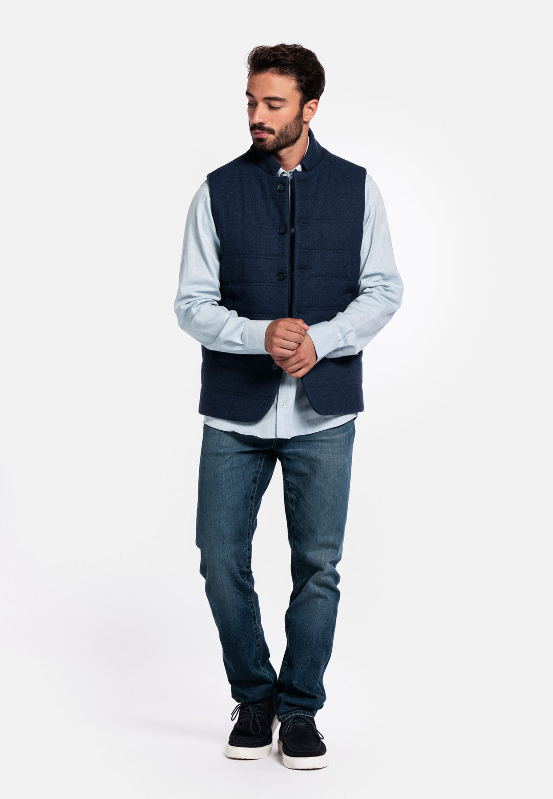 Giordano Brando Flanel Overhemd - Lichtblauw - 527005-61