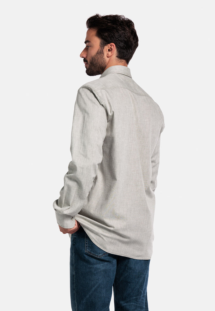 Giordano Brando Flanel Overhemd - Groen - 527005-70