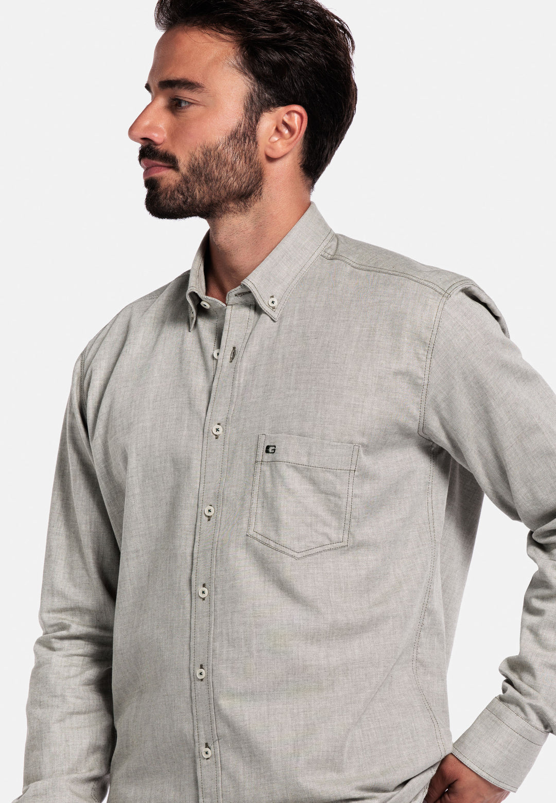 Giordano Brando Flanel Overhemd - Groen - 527005-70