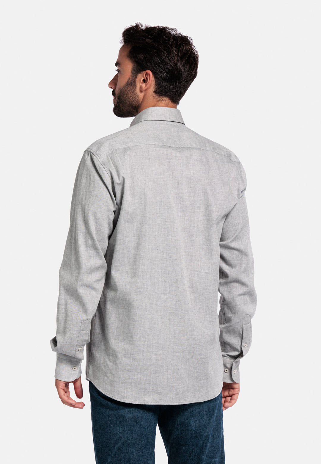 Giordano Brando Flanel Overhemd - Grijs - 527005-91