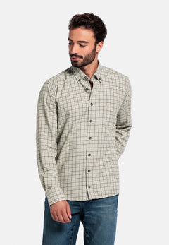 Giordano Brando Flanel Overhemd - Groen - 527302-70