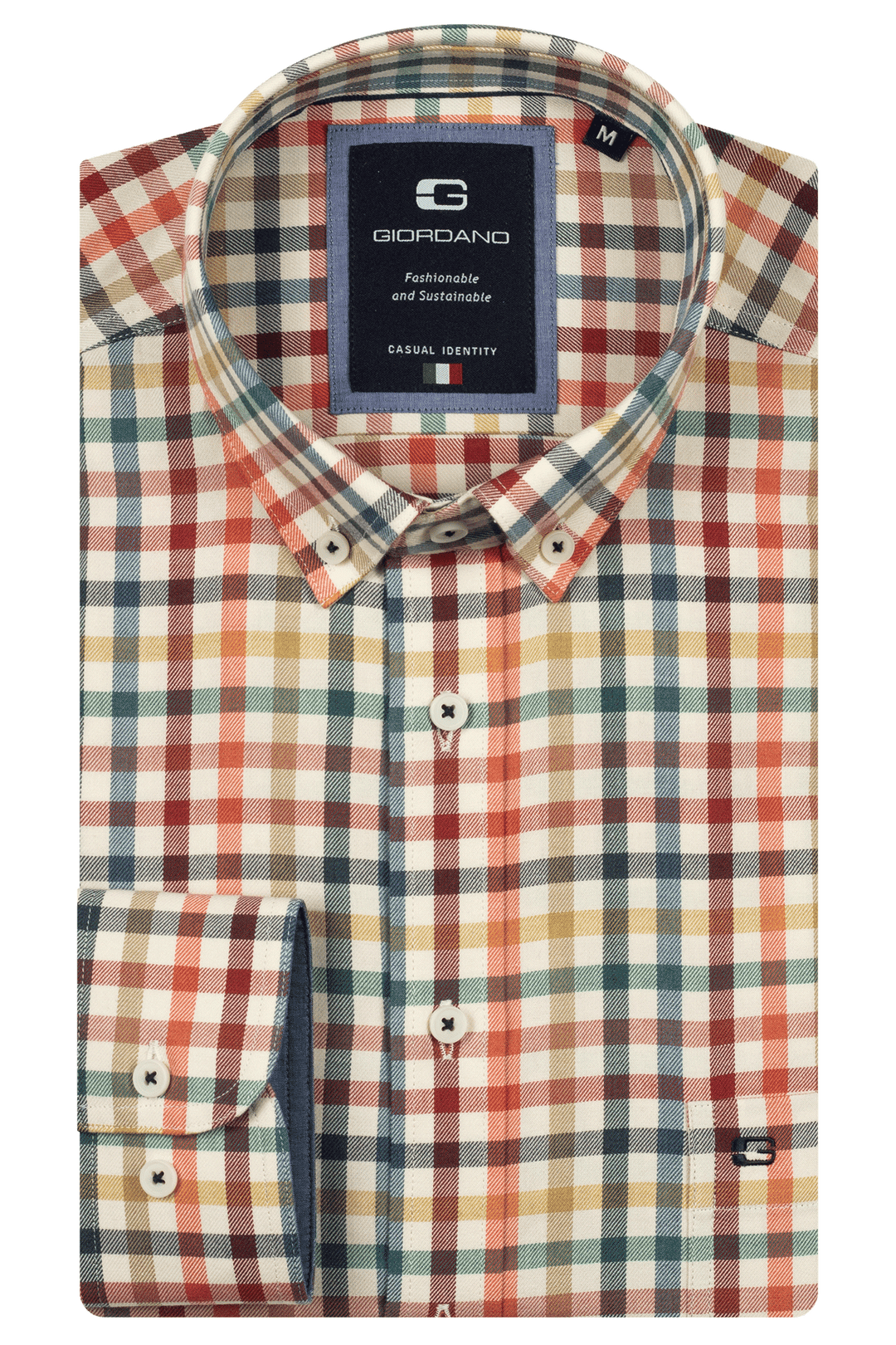 Giordano Brando Geruit Overhemd - Multicolor - 527307-31