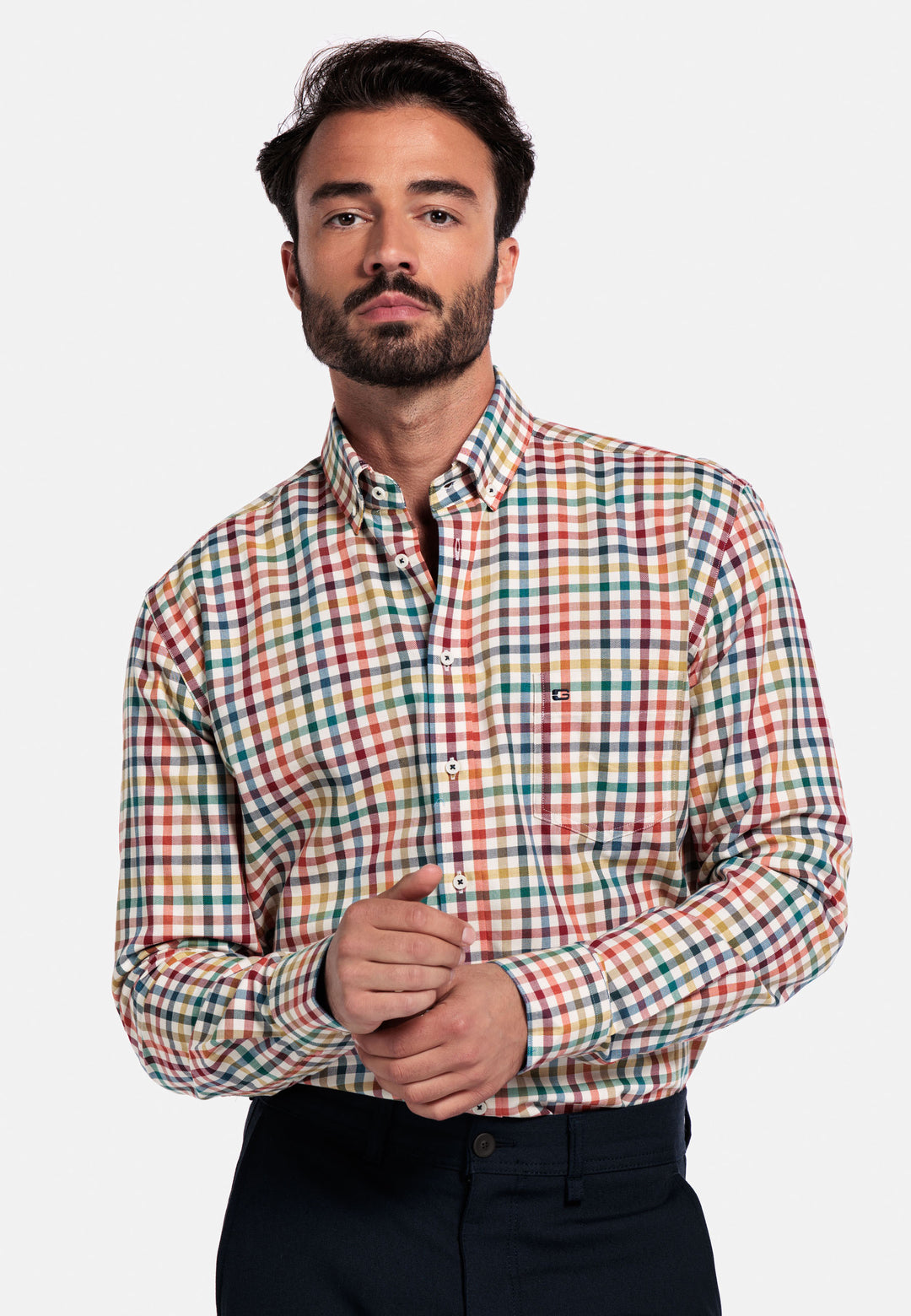 Giordano Brando Geruit Overhemd - Multicolor - 527307-31