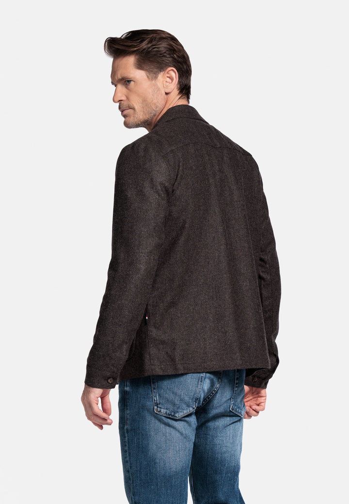 Giordano Vittorio Shirt Jacket - Bruin