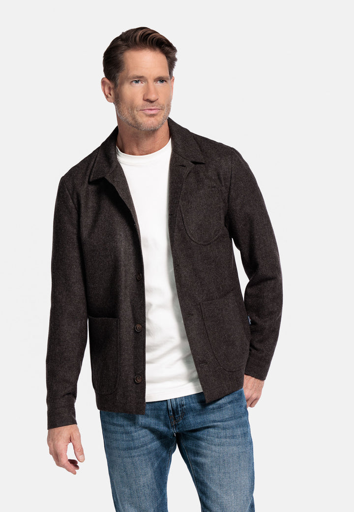 Giordano Vittorio Shirt Jacket - Bruin