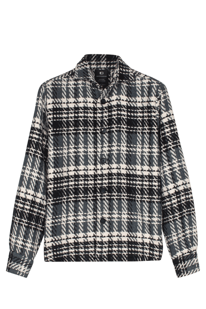 Giordano Salmari Visgraat Overshirt - Blauw - 527504-60