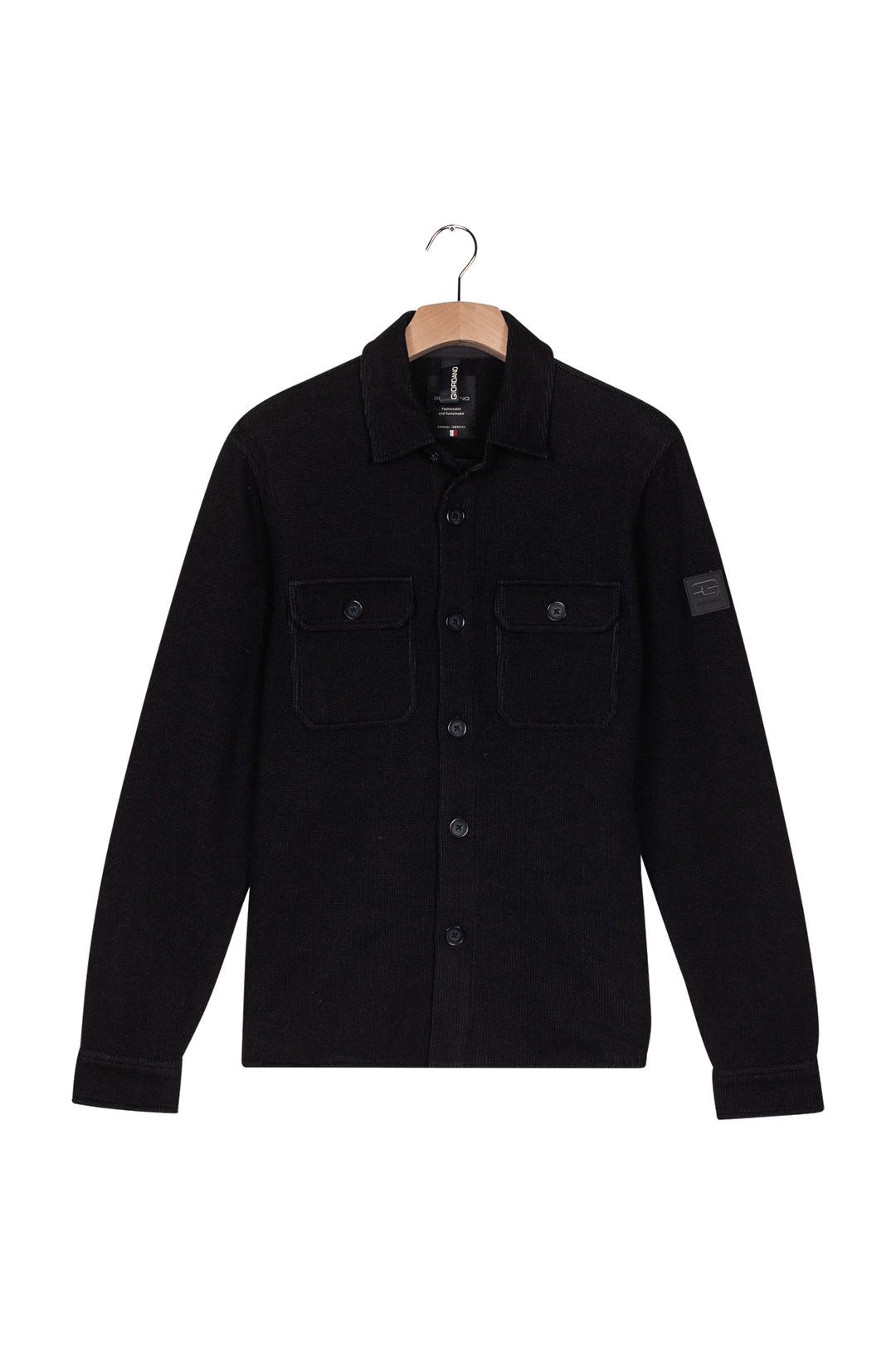 Giordano Taranto Klassiek Wollen Overshirt - Blauw - 527515-60