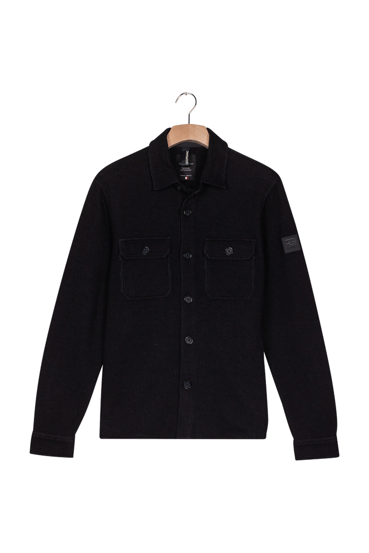 Giordano Taranto Klassiek Wollen Overshirt - Blauw - 527515-60